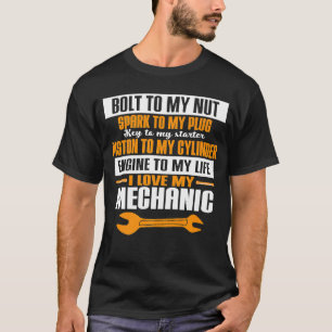 Car Mechanic Auto Repair Garage Work Puns Bolt To T-Shirt