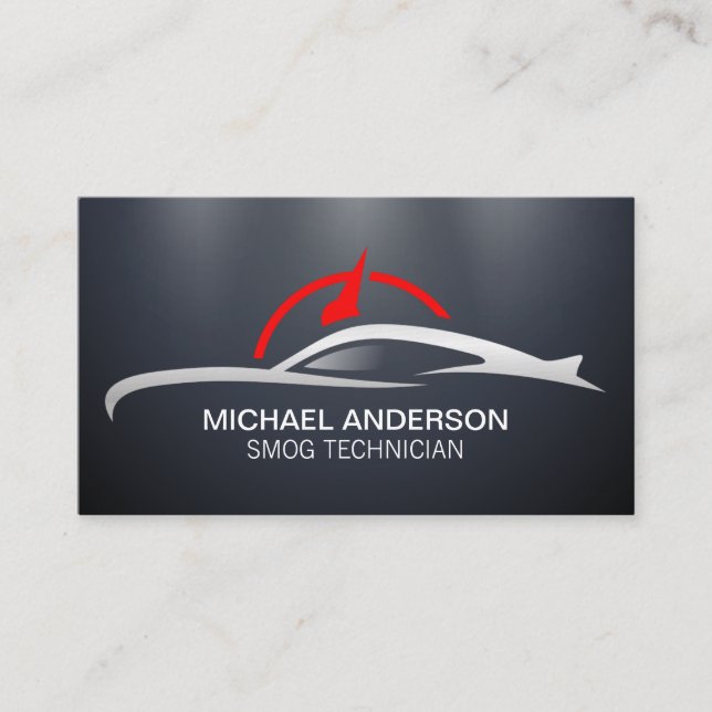 Car Mechanic | Auto Services Business Card (Front)