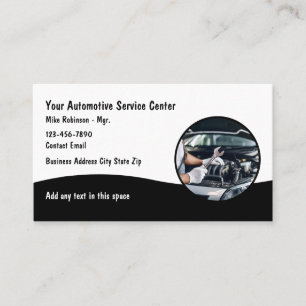 Car Mechanic Automobile Repair Business Cards
