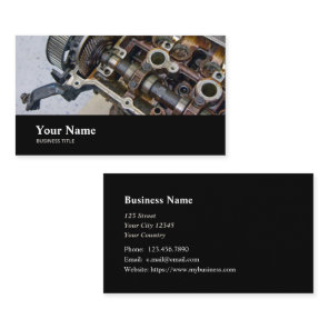 Car Mechanic Automobile Repairman Maintenance Tech Business Card
