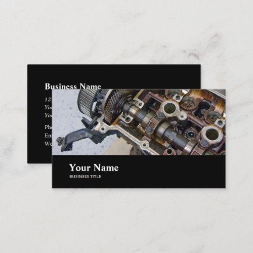 Car Mechanic Automobile Repairman Maintenance Tech Business Card