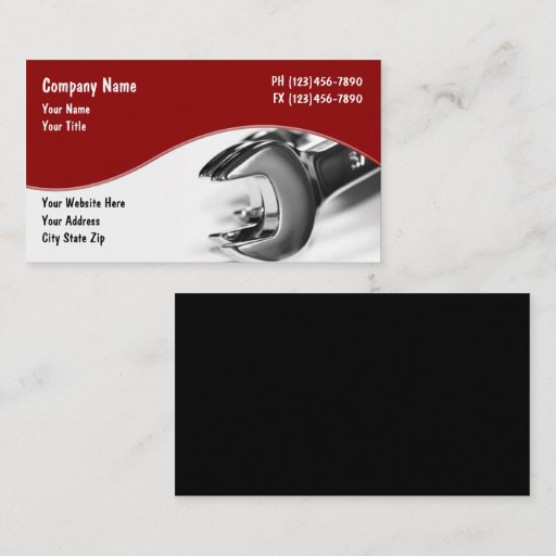 Customizable Automotive Business Cards