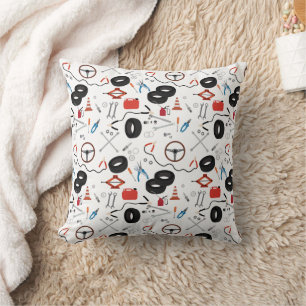 Car Mechanic Automotive Tools Throw Pillow