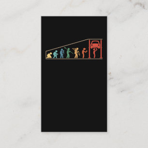 Car Mechanic Evolution Auto Mechanics Business Card