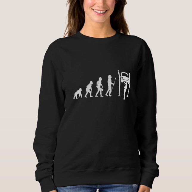 Car Mechanic Evolution Sweatshirt (Front)