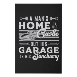 Car Mechanic Mechanics Engine Funny Gift Idea Faux Canvas Print