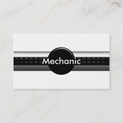 Mechanic Business Cards