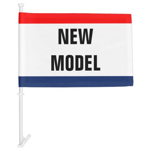 Car New Model Promo Signage Customizable Car Flag