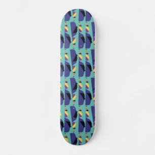 Car Night Shades Pixelat by Masanser Skateboard