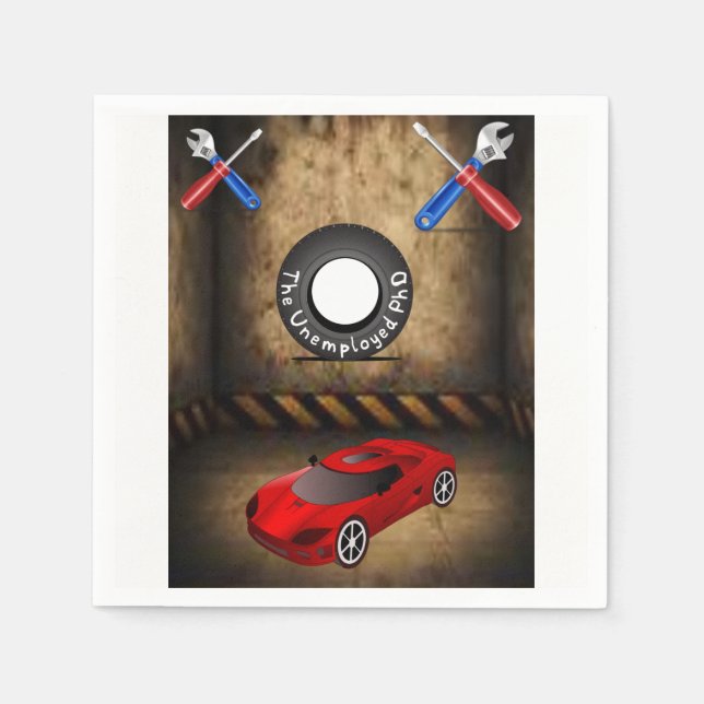 Car Paper Napkins (Front)