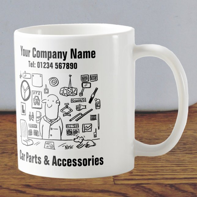 Car Parts & Accessories. Automotive Goods Coffee Mug (Creator Uploaded)