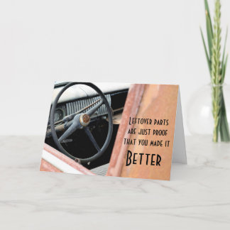 Car parts card