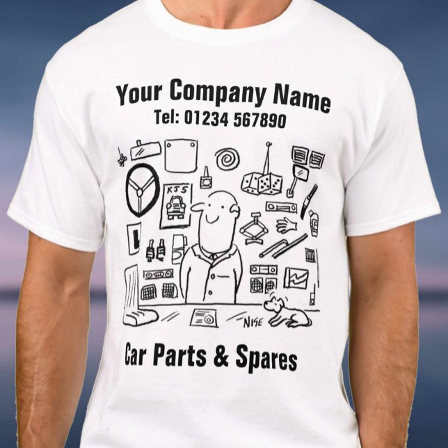 Car Parts & Spares T-Shirt (Creator Uploaded)