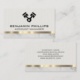 Car Piston Lux Business Card