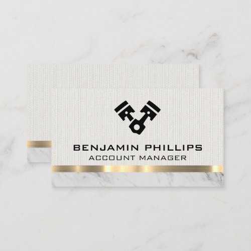 Car Piston  Lux Business Card