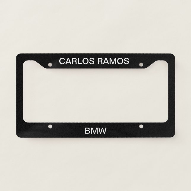 CAR PLATE LICENSE PLATE FRAME (Front)
