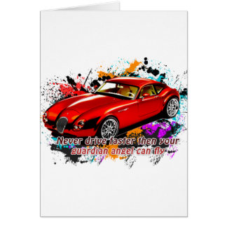 Car Race Cards