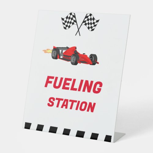 Car Race Growing Up Two Fast Fueling Station Sign