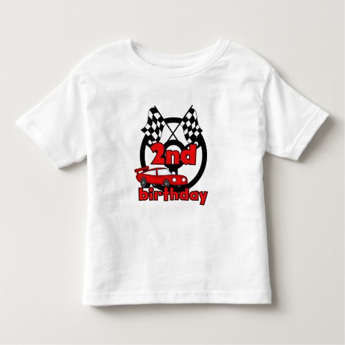 Car Racing 2nd Birthday Tshirts and Gifts