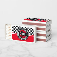 Car Racing Checkered Flag Birthday Party