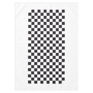 Car Racing / Chess Pattern + your backgr. & ideas Tablecloth