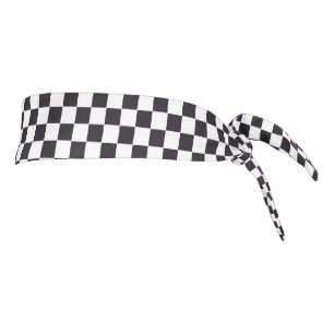 Car Racing / Chess Pattern + your backgr. & ideas Tie Headband