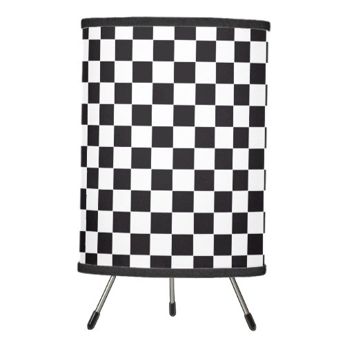 Car Racing  Chess Pattern  your backgr  ideas Tripod Lamp
