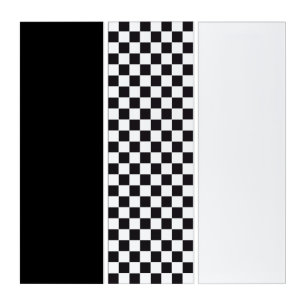 Car Racing / Chess Pattern + your backgr. & ideas Triptych