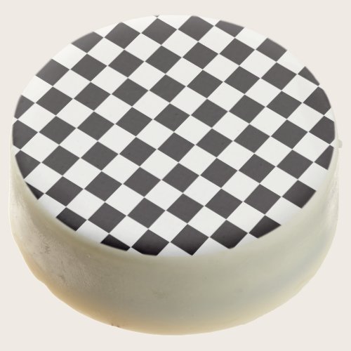 Car Racing / Chess Pattern + your backgr. & text Chocolate Covered Oreo