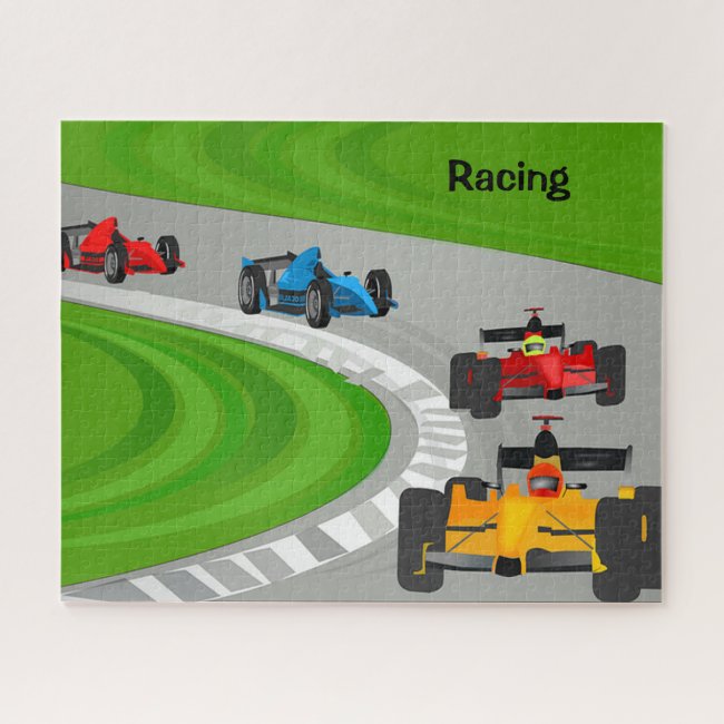 Car Racing Design Puzzle