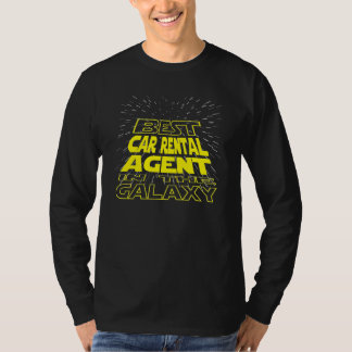 Car Rental Agent Cool Galaxy Job T-Shirt