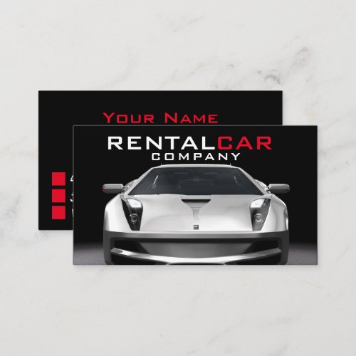 Car Rental Business Card