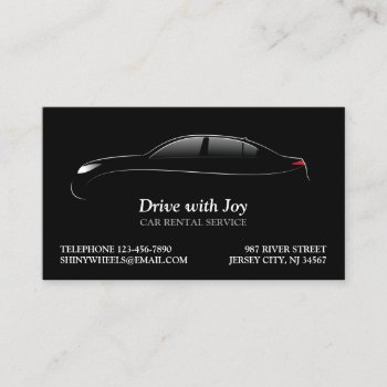 Car Rental Business Card by all_items at Zazzle