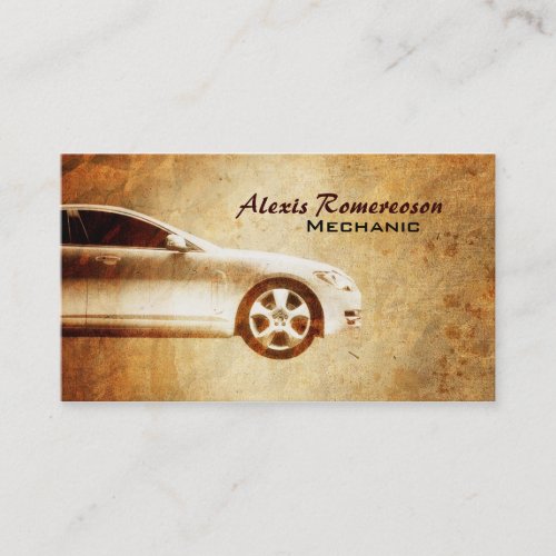 Car Repair Business Cards