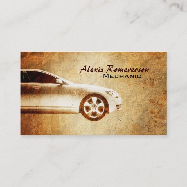 Car Repair Business Cards (Front)