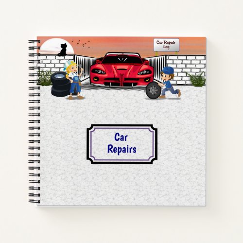 Car Repair Notebook