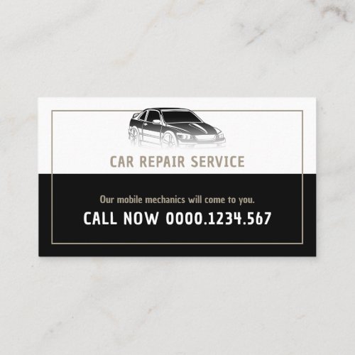 Car Repair Services  Professional Business Card
