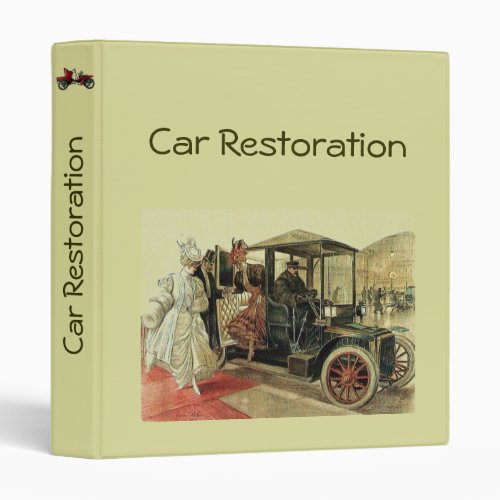 CAR RESTORATION 2 fv 3 Ring Binder