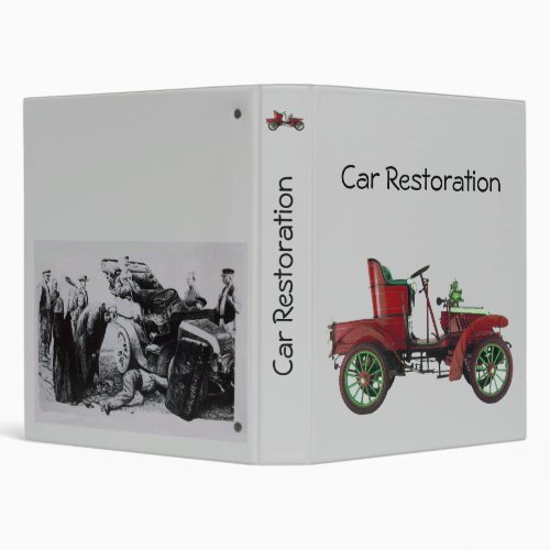 CAR RESTORATION fv 3 Ring Binder