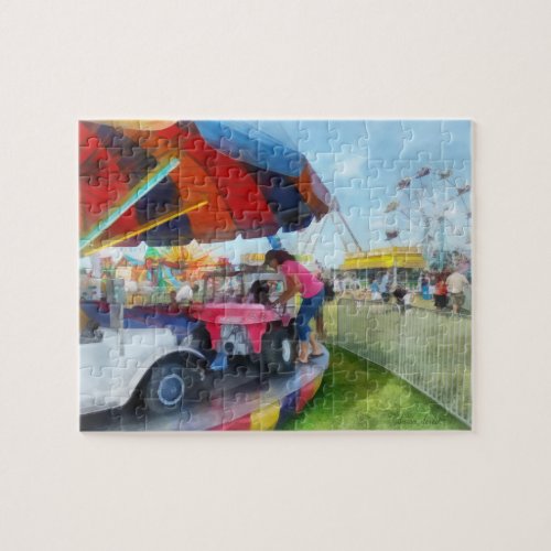 Car Ride at the Fair Jigsaw Puzzle