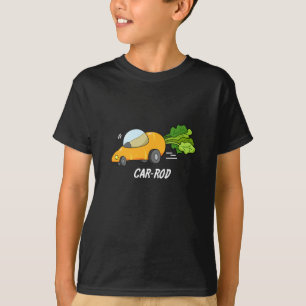 Car-rod Funny Carrot Pun Dark BG T-Shirt