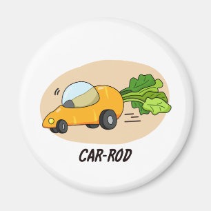 Car-rod Funny Carrot Pun  Magnet