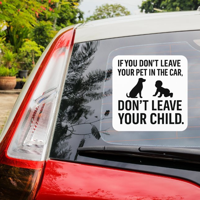 Car Safety Sticker Child Reminder (Creator Uploaded)