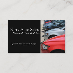 Car Sales Mechanic Business Card