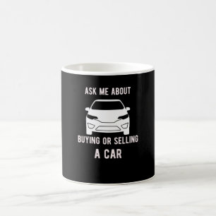 Car salesman gift for auto seller who love cars coffee mug