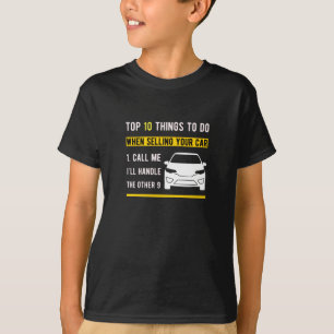 Car salesman gift for auto seller who love cars T-Shirt