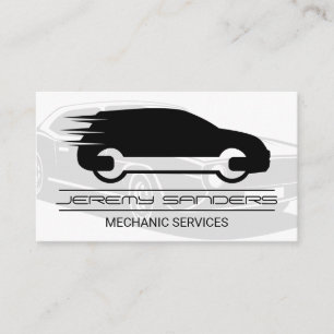Car Service Auto Mechanic Logo Business Card