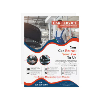 Car Service Flyer Template