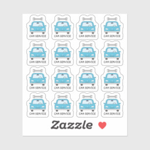 Car Service Maintenance Tracker Reminder Planner Sticker