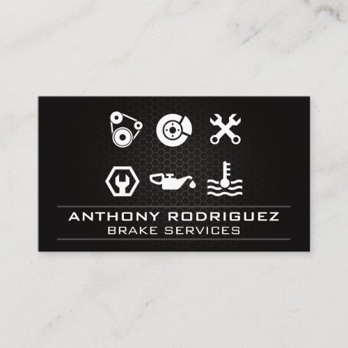 Car Services Icons  Auto Business Card
